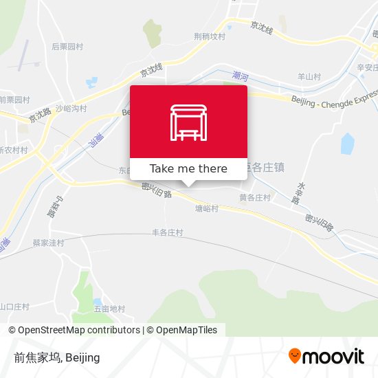 前焦家坞 map