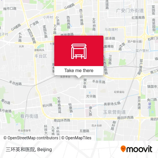 三环英和医院 map