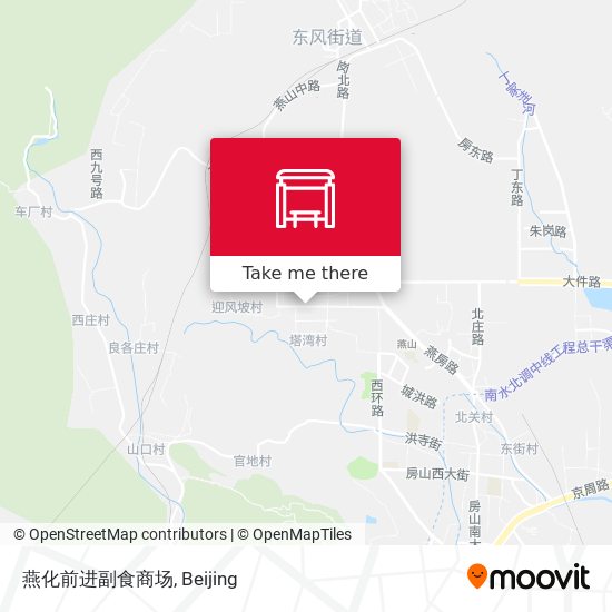 燕化前进副食商场 map
