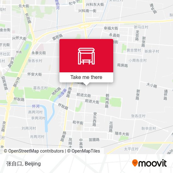 张自口 map