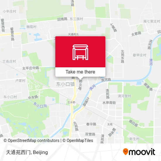 天通苑西门 map