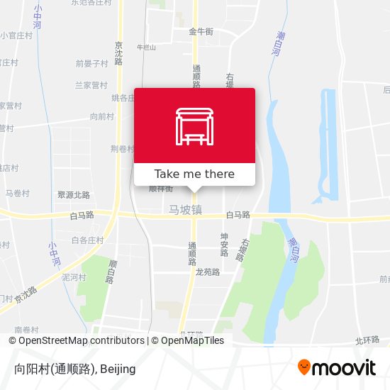 向阳村(通顺路) map