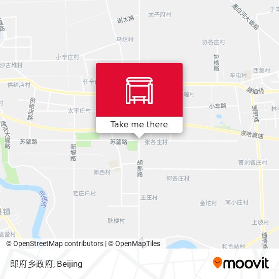 郎府乡政府 map