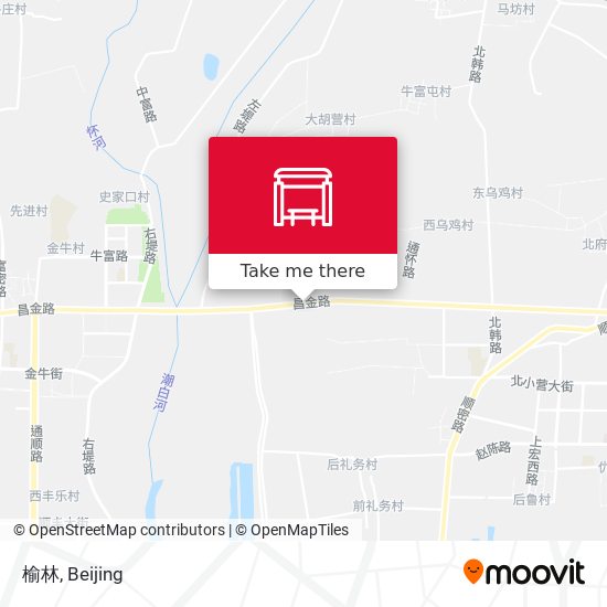 榆林 map