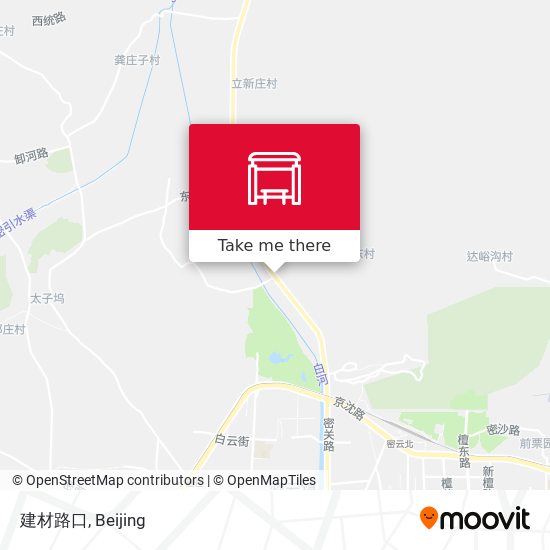 建材路口 map