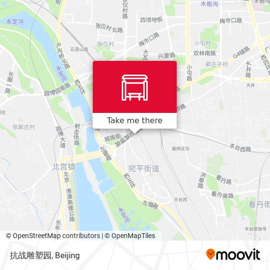 抗战雕塑园 map