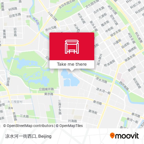 凉水河一街西口 map