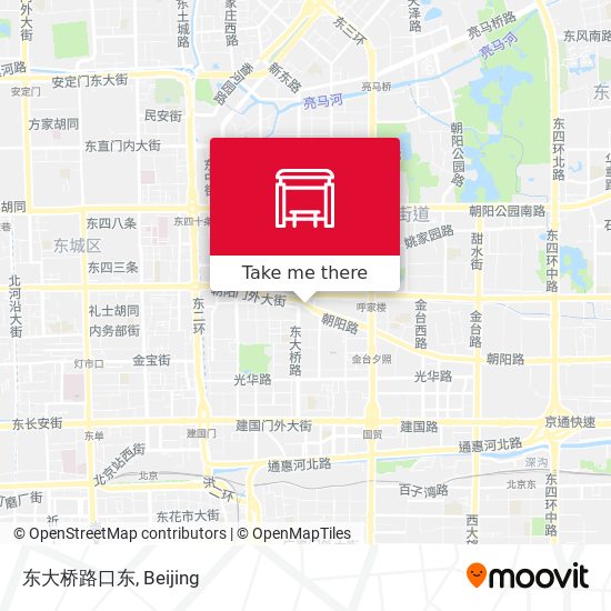 东大桥路口东 map