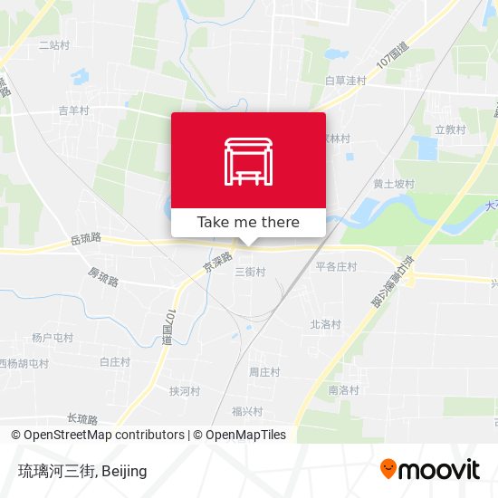 琉璃河三街 map