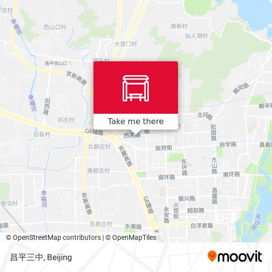 昌平三中 map