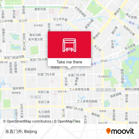东直门外 map