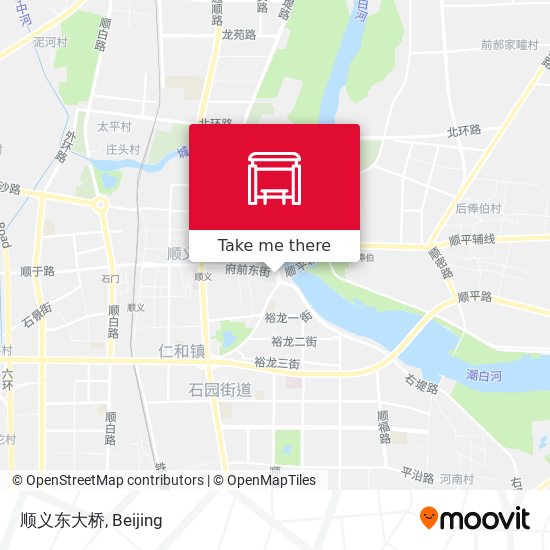 顺义东大桥 map