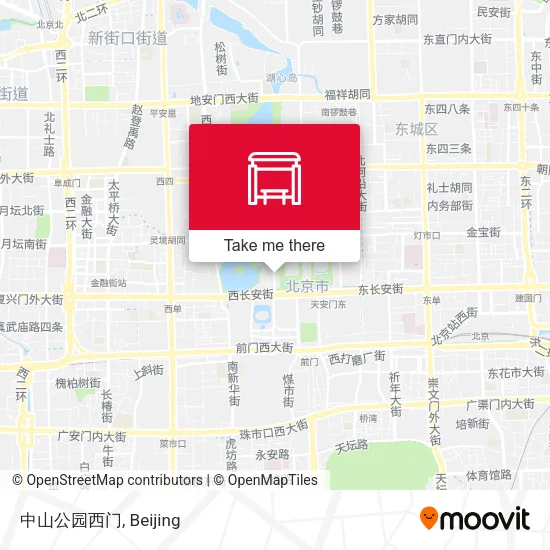中山公园西门 map