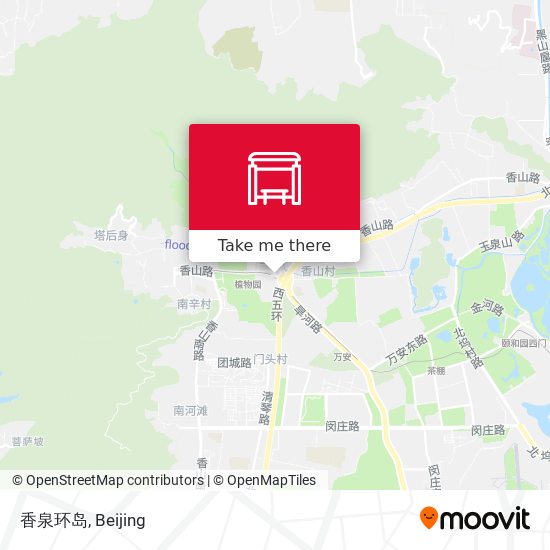 香泉环岛 map