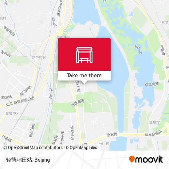 轻轨稻田站 map
