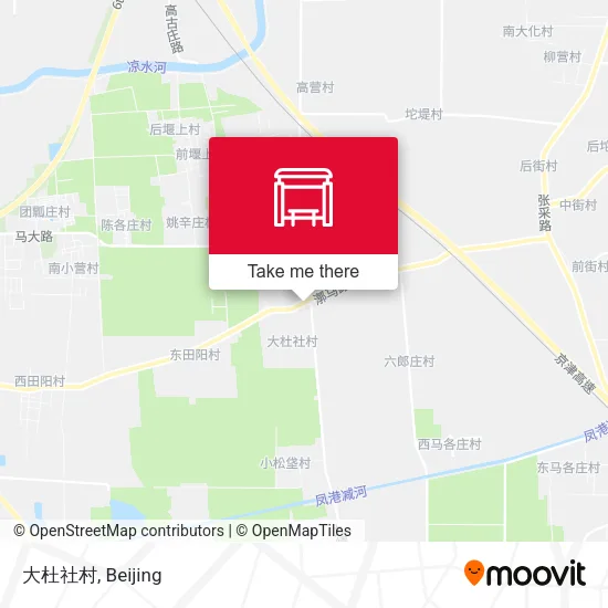 大杜社村 map