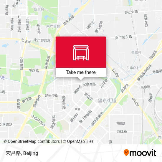 宏昌路 map