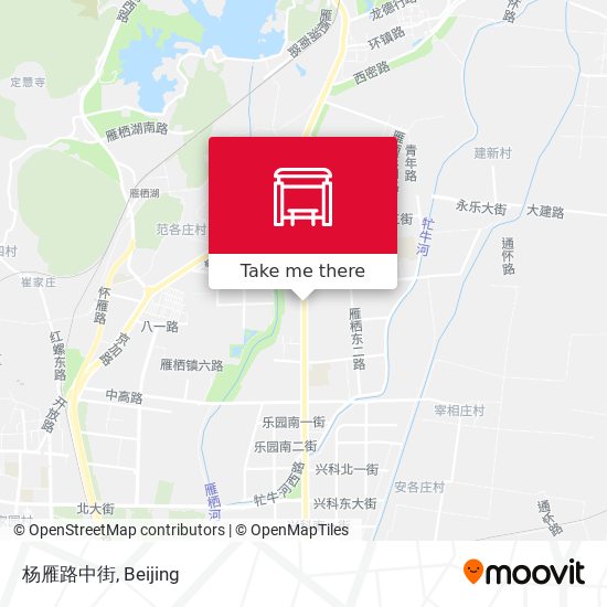 杨雁路中街 map