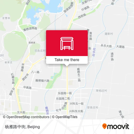 杨雁路中街 map