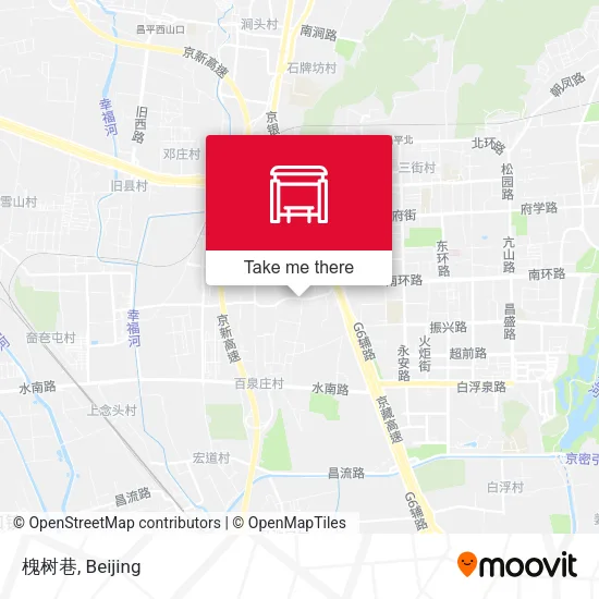 槐树巷 map