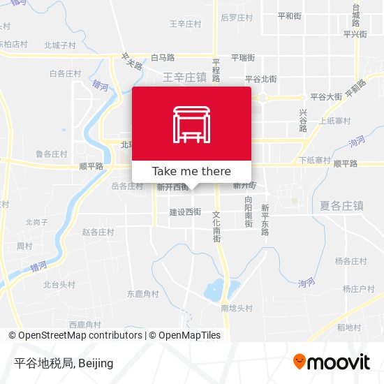 平谷地税局 map
