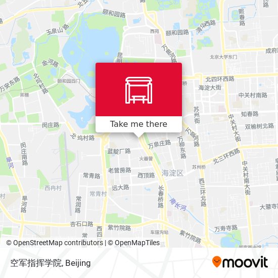 空军指挥学院 map