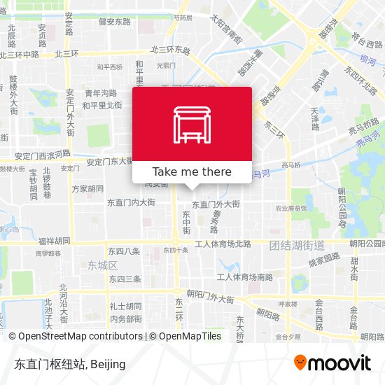 东直门枢纽站 map