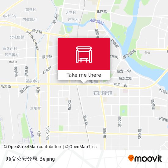 顺义公安分局 map