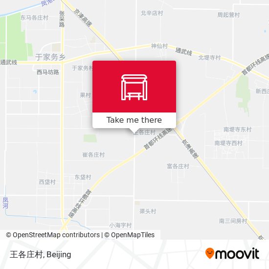 王各庄村 map