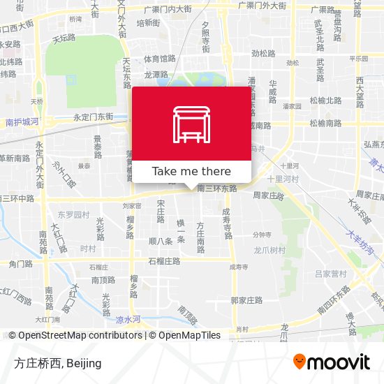 方庄桥西 map