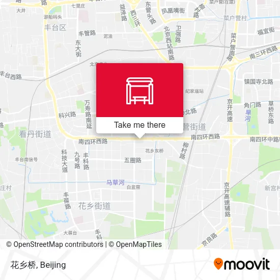 花乡桥 map