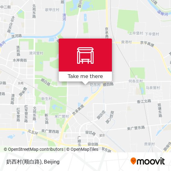 奶西村(顺白路) map