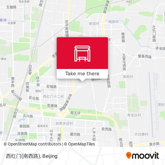 西红门(南西路) map
