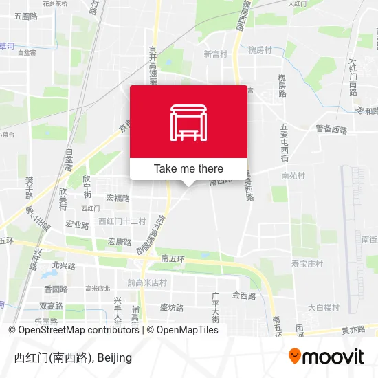 西红门(南西路) map