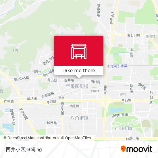 西井小区 map