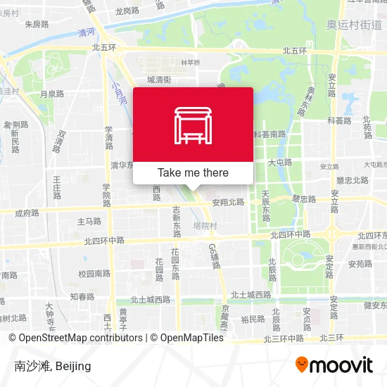 南沙滩 map