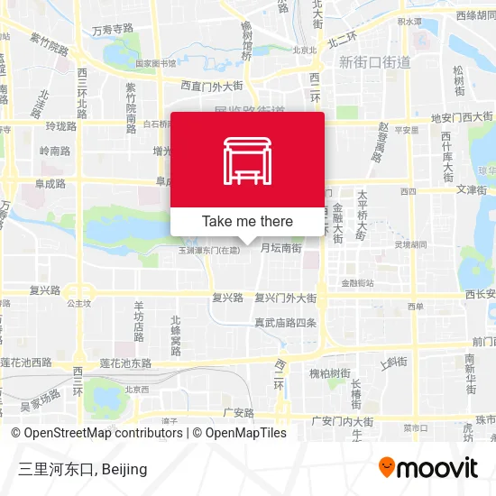 三里河东口 map