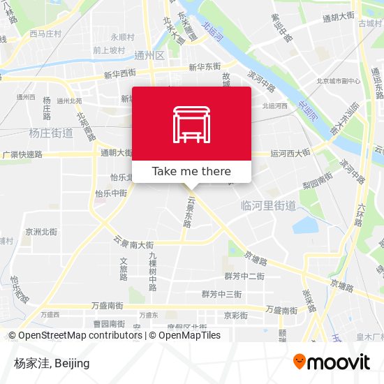杨家洼 map