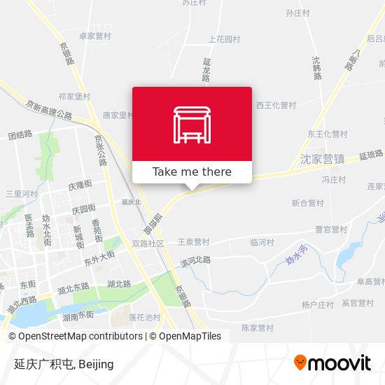延庆广积屯 map