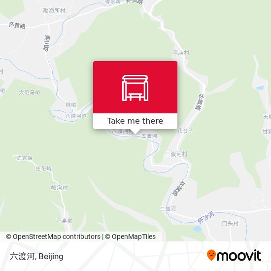 六渡河 map
