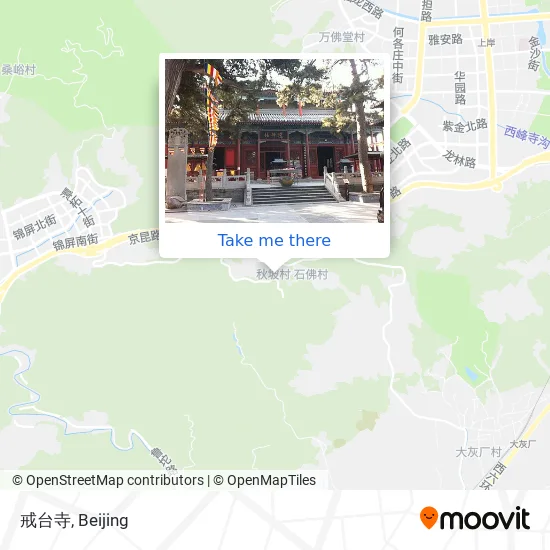 戒台寺 map