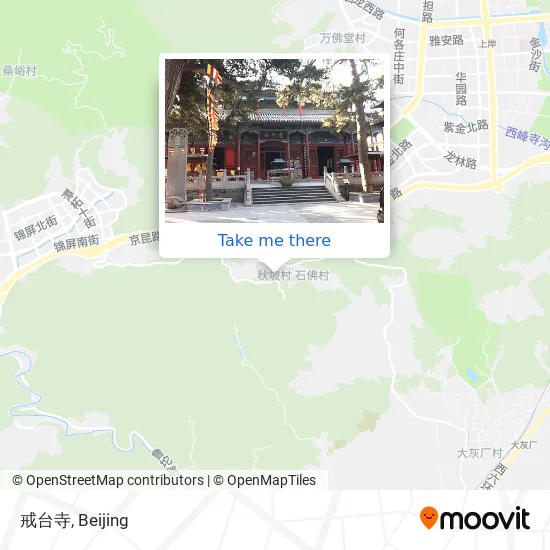 戒台寺 map