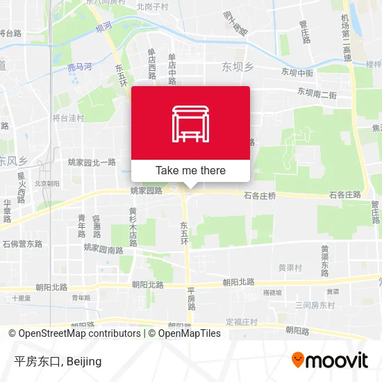 平房东口 map