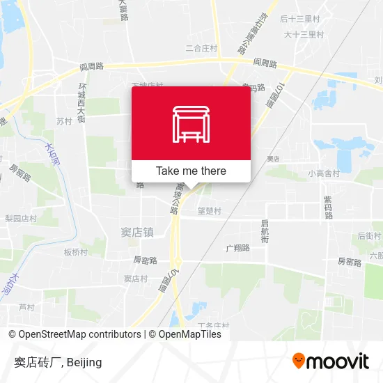 窦店砖厂 map