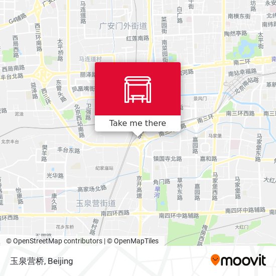 玉泉营桥 map