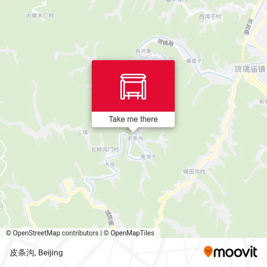 皮条沟 map
