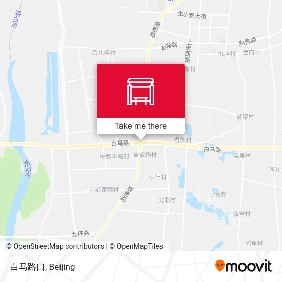 白马路口 map