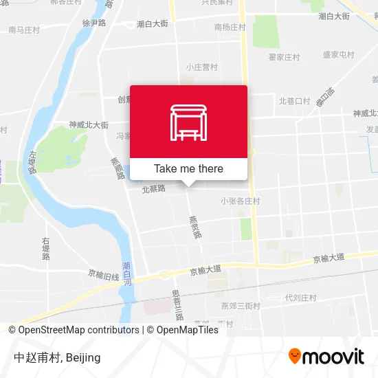 中赵甫村 map