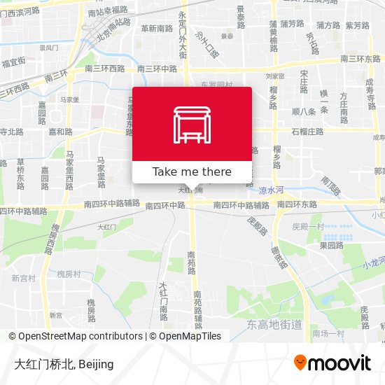 大红门桥北 map