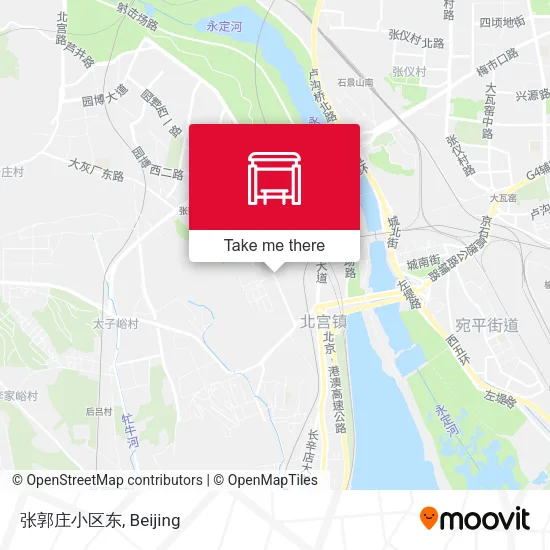 张郭庄小区东 map